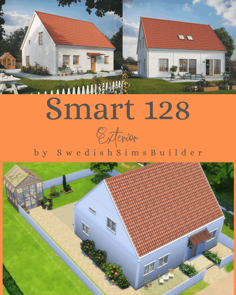 Smart 128 – a delightful, country-chic 1.5 storey house